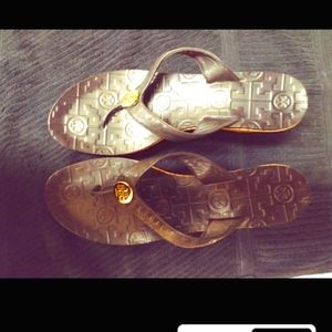 Tory Burch Black Wedge Shoe Size 9